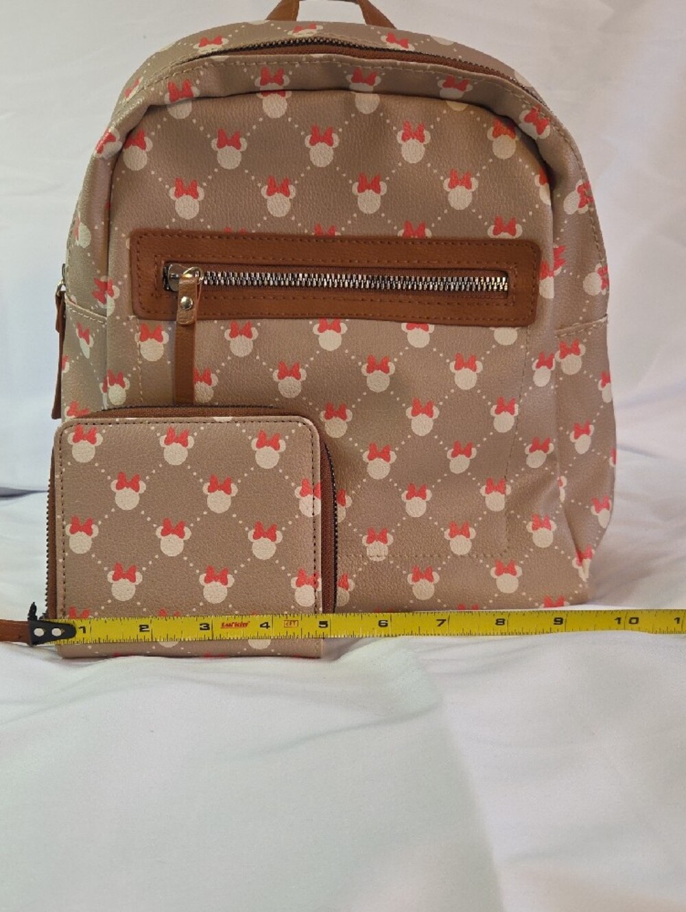 Disney Beige Patterned Mini Backpack and Wallet Set - Picture 8 of 8